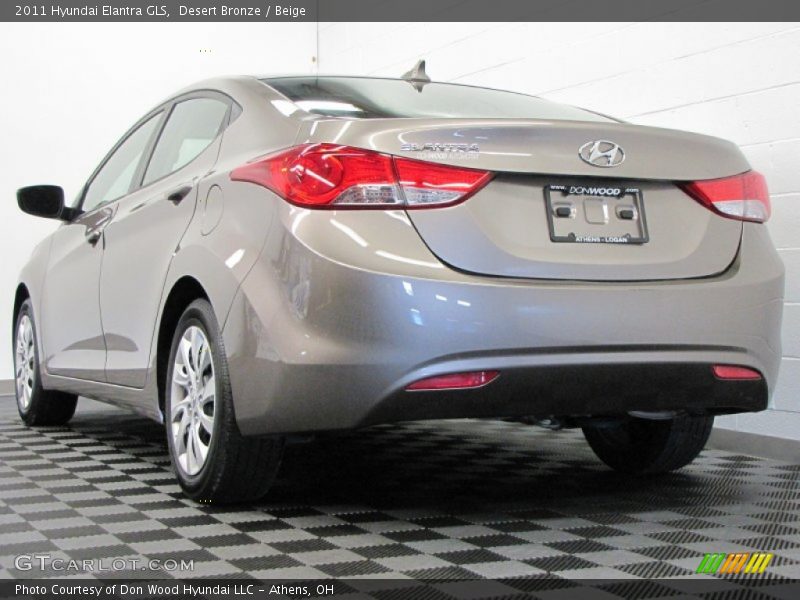 Desert Bronze / Beige 2011 Hyundai Elantra GLS