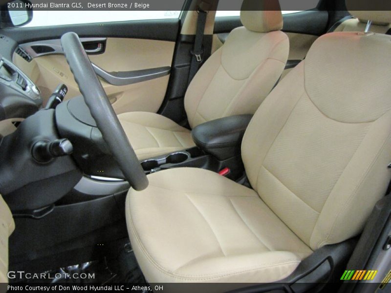 Desert Bronze / Beige 2011 Hyundai Elantra GLS