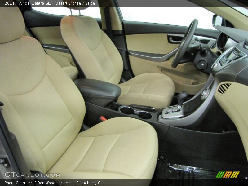 Desert Bronze / Beige 2011 Hyundai Elantra GLS
