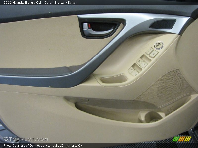 Desert Bronze / Beige 2011 Hyundai Elantra GLS