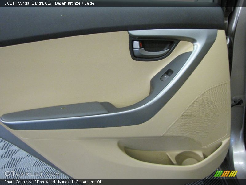 Desert Bronze / Beige 2011 Hyundai Elantra GLS
