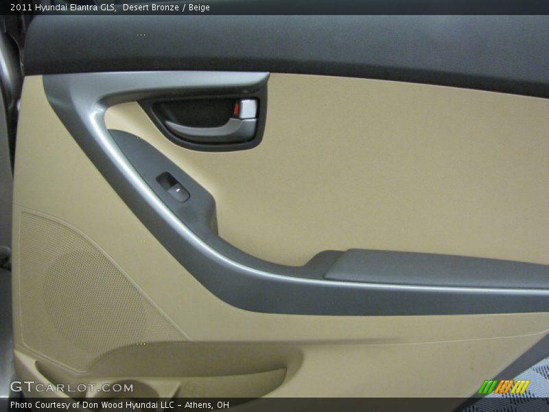 Desert Bronze / Beige 2011 Hyundai Elantra GLS
