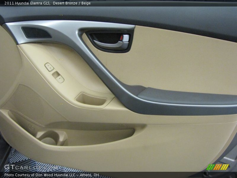 Desert Bronze / Beige 2011 Hyundai Elantra GLS