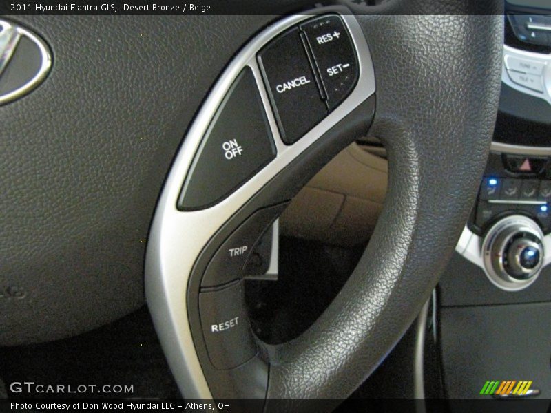 Desert Bronze / Beige 2011 Hyundai Elantra GLS