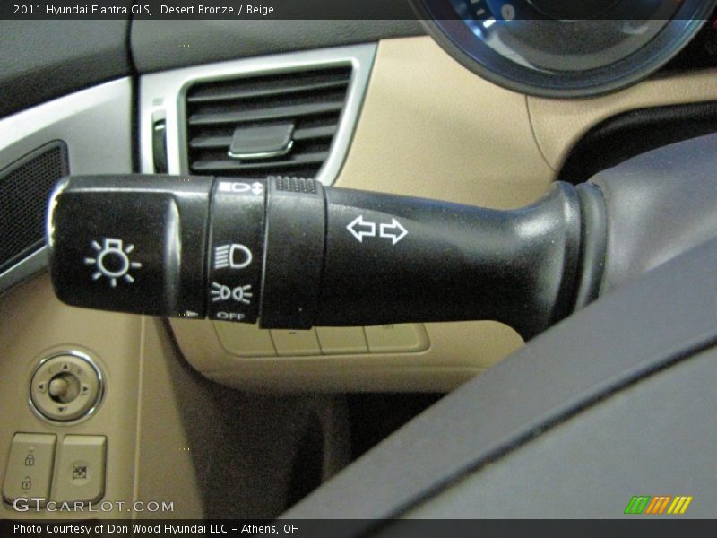Desert Bronze / Beige 2011 Hyundai Elantra GLS
