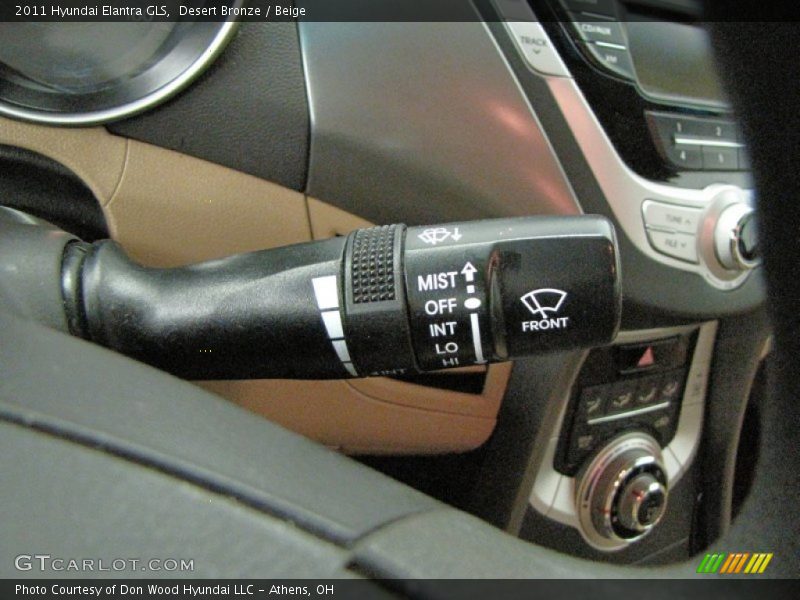 Desert Bronze / Beige 2011 Hyundai Elantra GLS