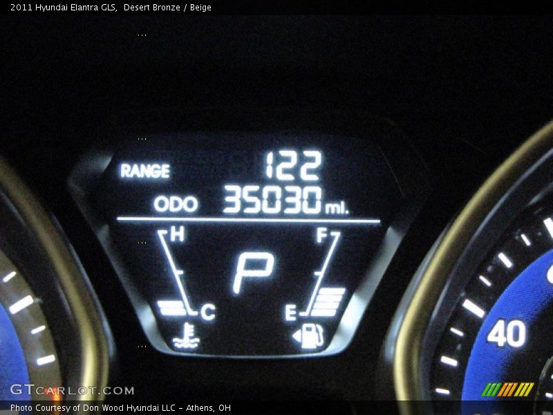 Desert Bronze / Beige 2011 Hyundai Elantra GLS