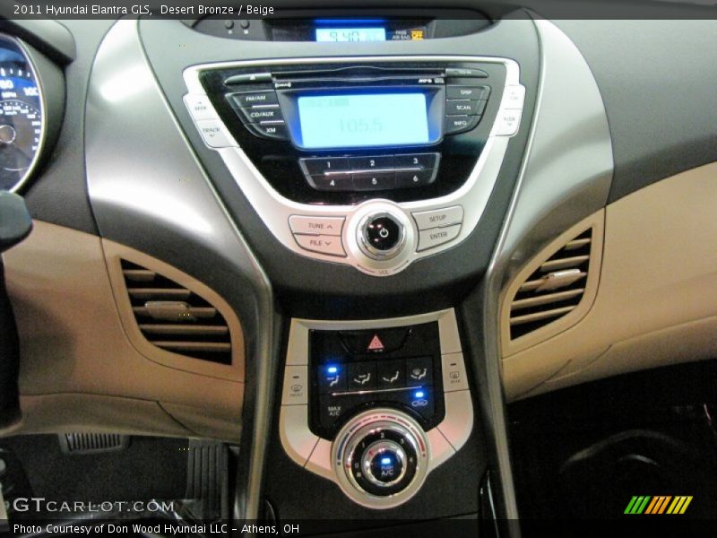 Desert Bronze / Beige 2011 Hyundai Elantra GLS