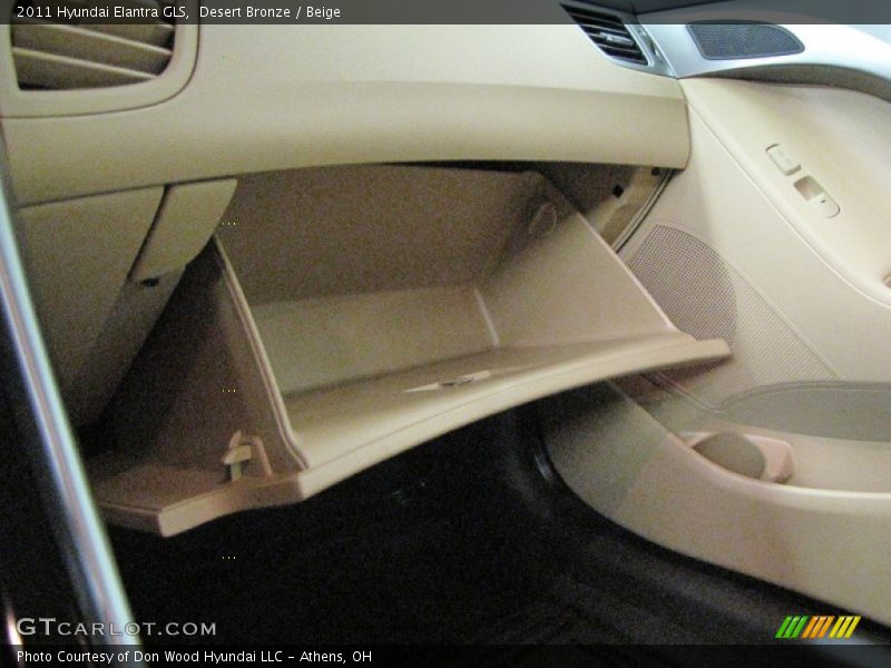 Desert Bronze / Beige 2011 Hyundai Elantra GLS