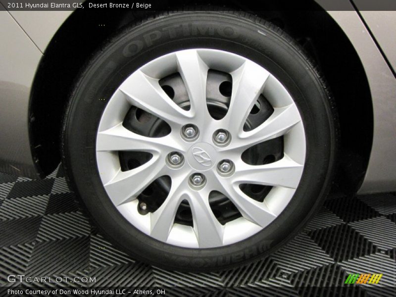 Desert Bronze / Beige 2011 Hyundai Elantra GLS