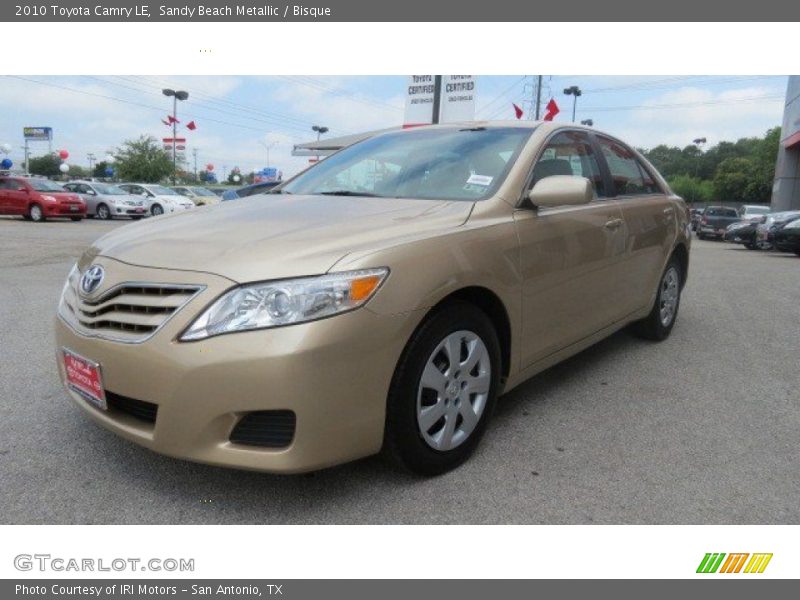 Sandy Beach Metallic / Bisque 2010 Toyota Camry LE