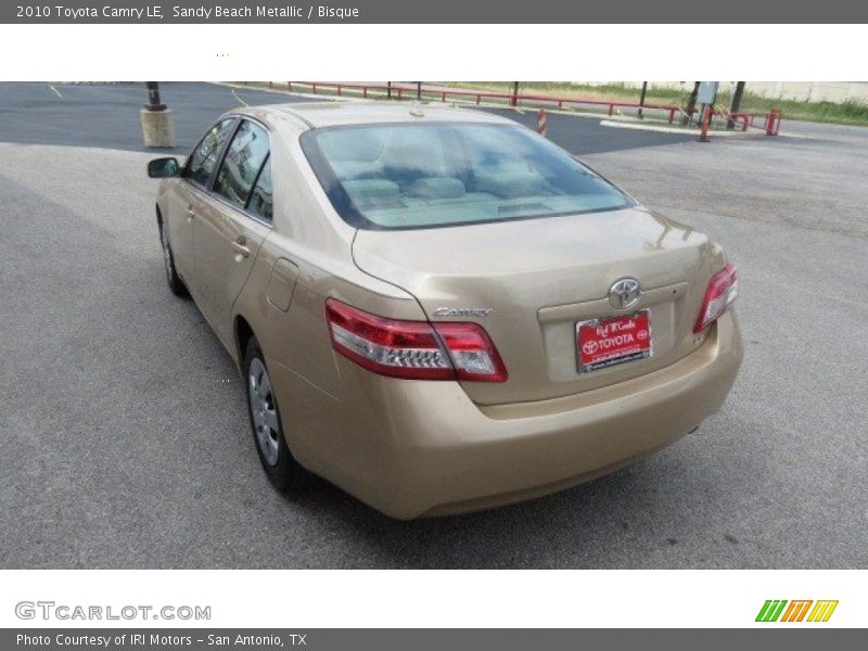Sandy Beach Metallic / Bisque 2010 Toyota Camry LE