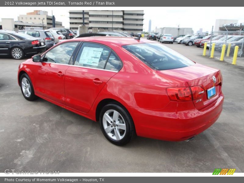 Tornado Red / Titan Black 2012 Volkswagen Jetta TDI Sedan