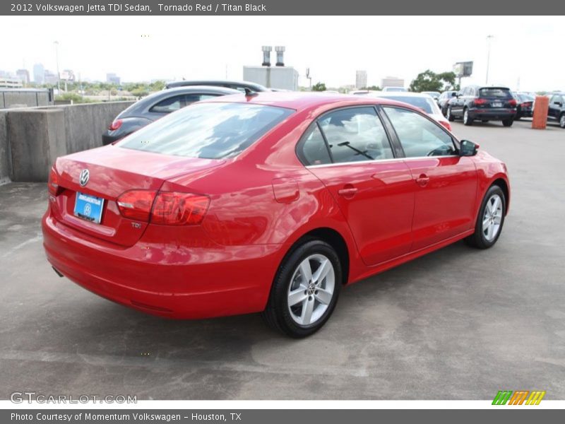 Tornado Red / Titan Black 2012 Volkswagen Jetta TDI Sedan
