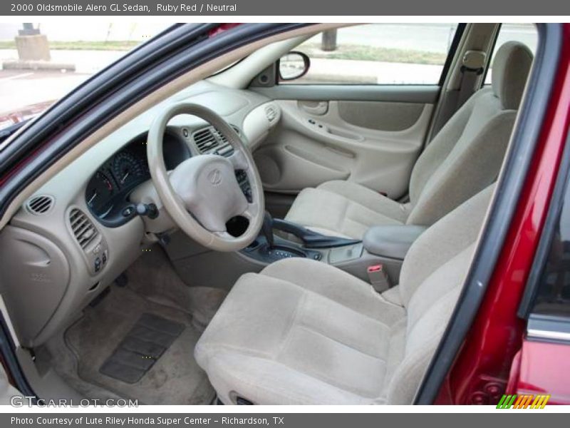 Ruby Red / Neutral 2000 Oldsmobile Alero GL Sedan