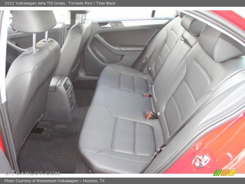 Tornado Red / Titan Black 2012 Volkswagen Jetta TDI Sedan