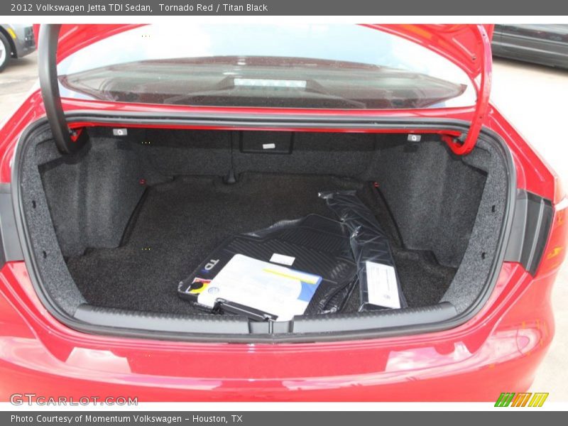 Tornado Red / Titan Black 2012 Volkswagen Jetta TDI Sedan