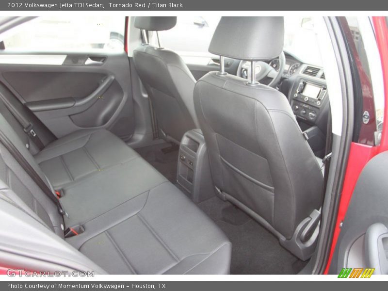 Tornado Red / Titan Black 2012 Volkswagen Jetta TDI Sedan