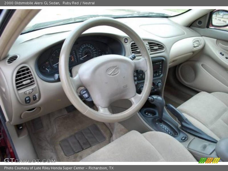 Ruby Red / Neutral 2000 Oldsmobile Alero GL Sedan