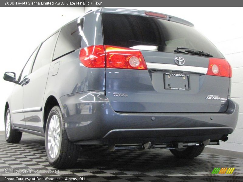 Slate Metallic / Fawn 2008 Toyota Sienna Limited AWD