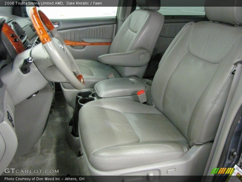 Slate Metallic / Fawn 2008 Toyota Sienna Limited AWD