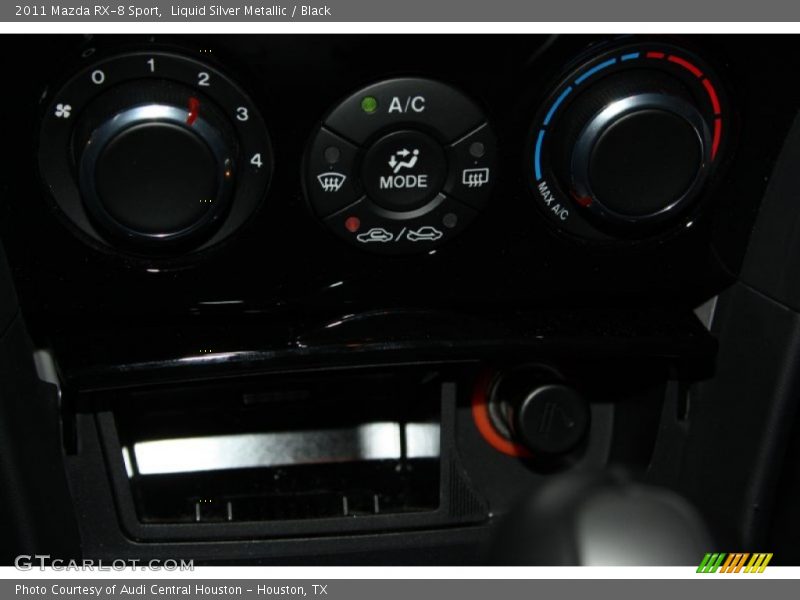 Liquid Silver Metallic / Black 2011 Mazda RX-8 Sport