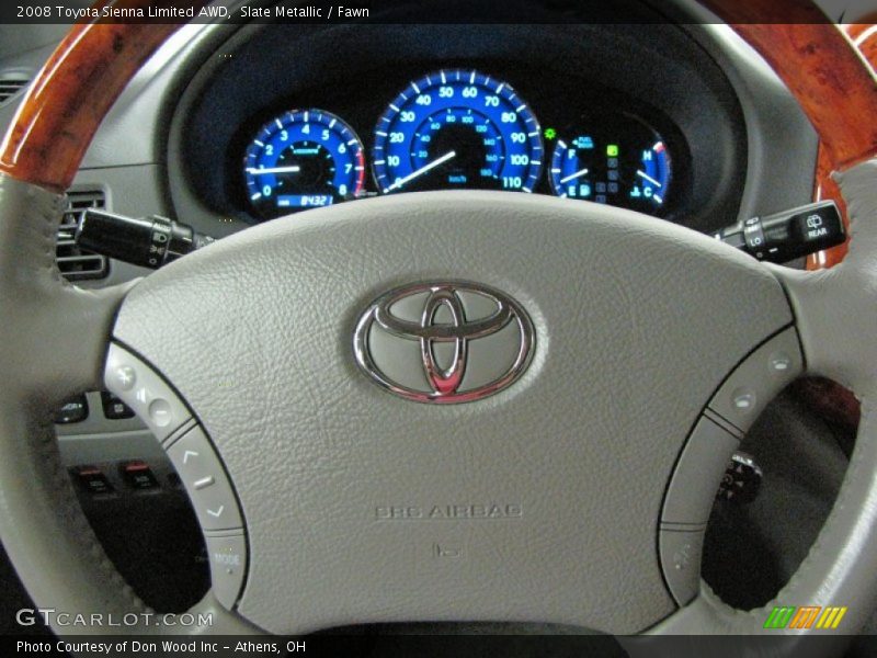 Slate Metallic / Fawn 2008 Toyota Sienna Limited AWD