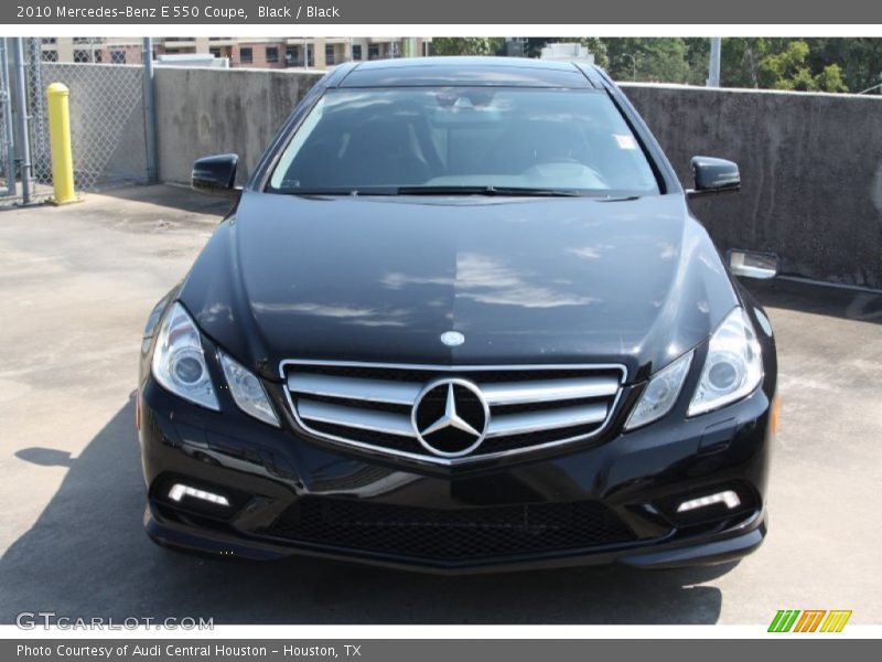 Black / Black 2010 Mercedes-Benz E 550 Coupe