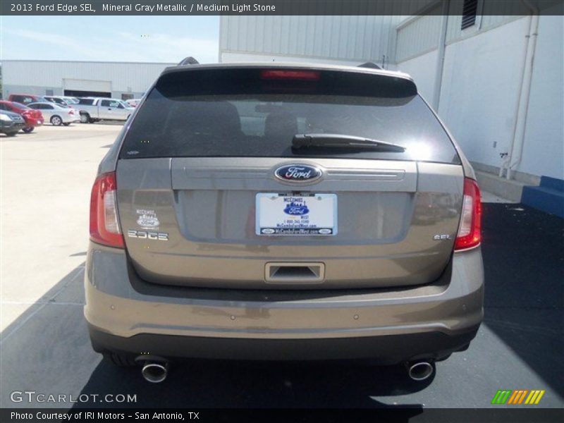 Mineral Gray Metallic / Medium Light Stone 2013 Ford Edge SEL