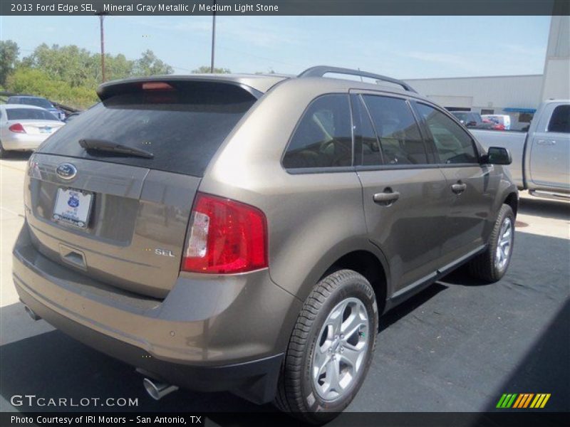 Mineral Gray Metallic / Medium Light Stone 2013 Ford Edge SEL