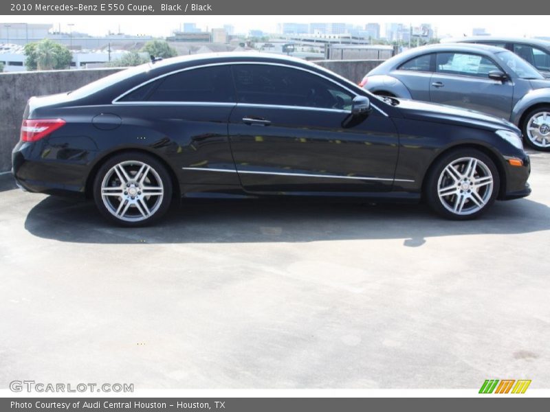 Black / Black 2010 Mercedes-Benz E 550 Coupe