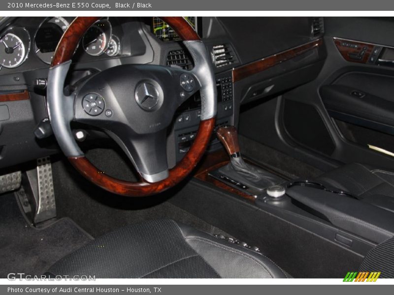 Black / Black 2010 Mercedes-Benz E 550 Coupe