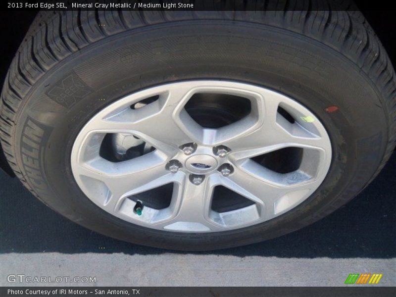 Mineral Gray Metallic / Medium Light Stone 2013 Ford Edge SEL