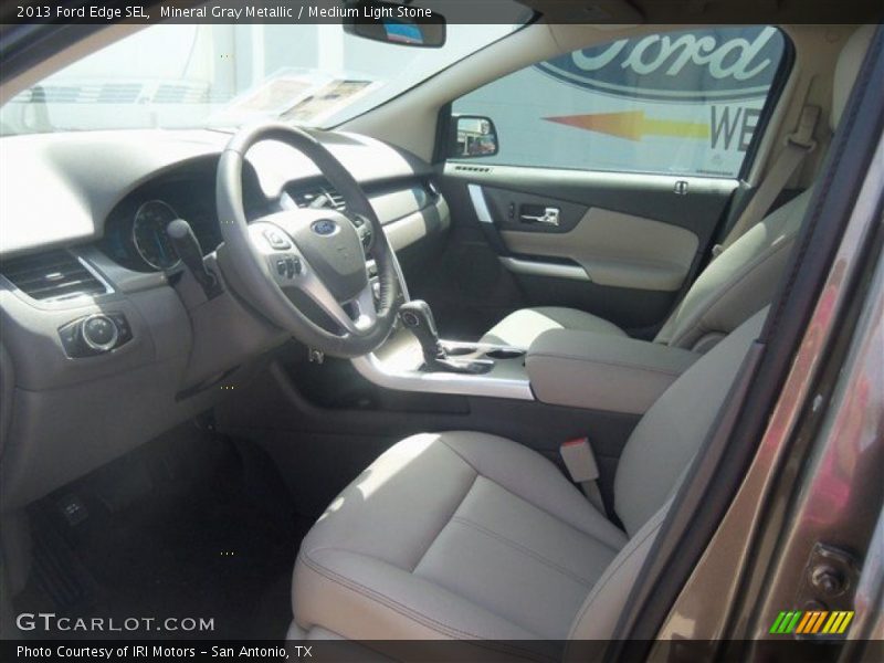 Mineral Gray Metallic / Medium Light Stone 2013 Ford Edge SEL