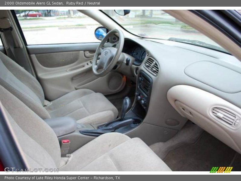 Ruby Red / Neutral 2000 Oldsmobile Alero GL Sedan