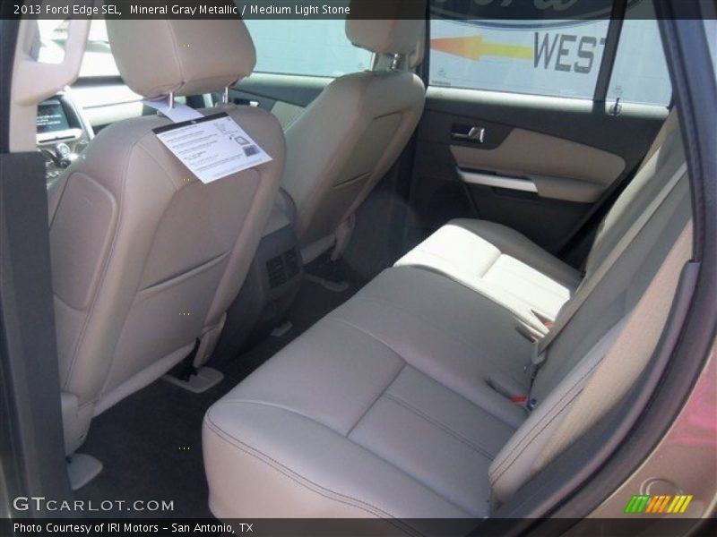 Mineral Gray Metallic / Medium Light Stone 2013 Ford Edge SEL