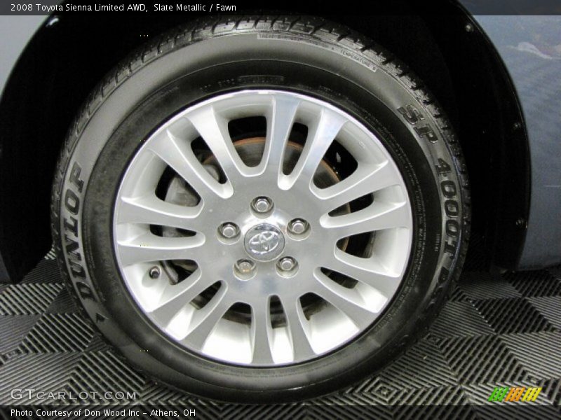 Slate Metallic / Fawn 2008 Toyota Sienna Limited AWD