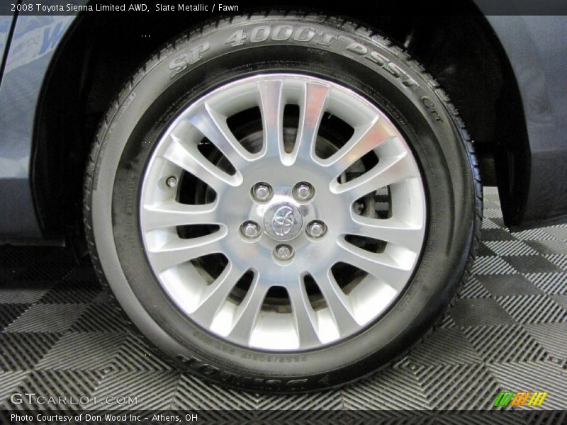 Slate Metallic / Fawn 2008 Toyota Sienna Limited AWD