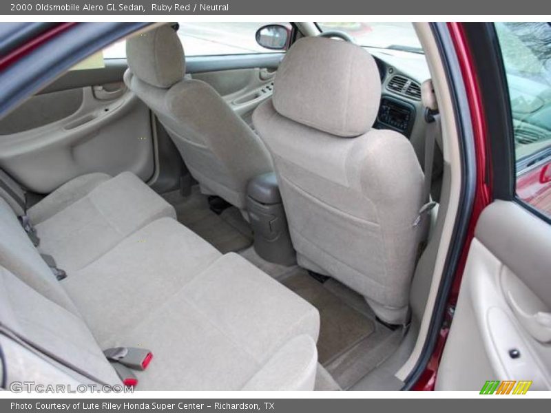 Ruby Red / Neutral 2000 Oldsmobile Alero GL Sedan