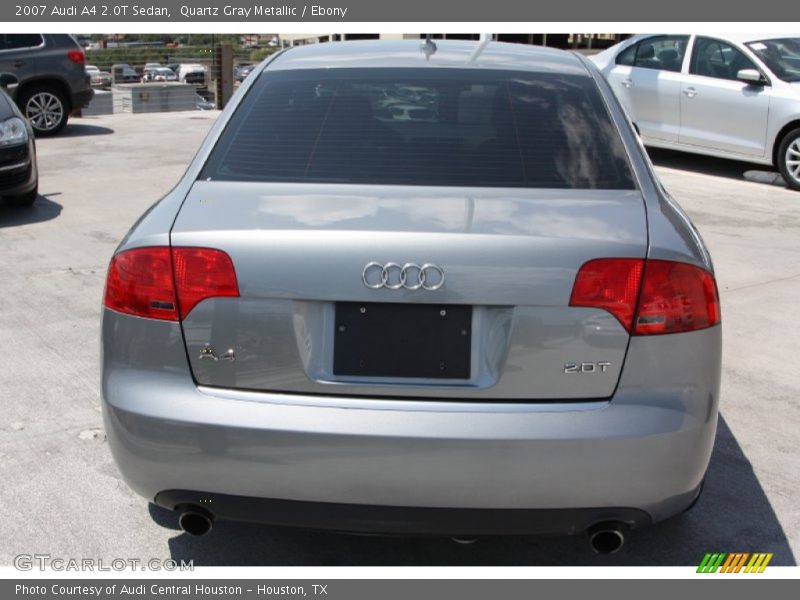 Quartz Gray Metallic / Ebony 2007 Audi A4 2.0T Sedan
