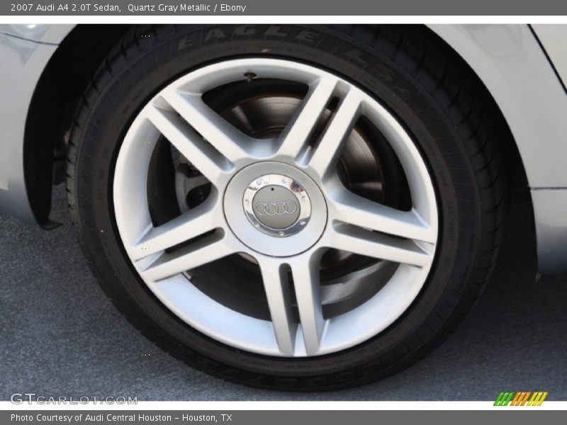 Quartz Gray Metallic / Ebony 2007 Audi A4 2.0T Sedan