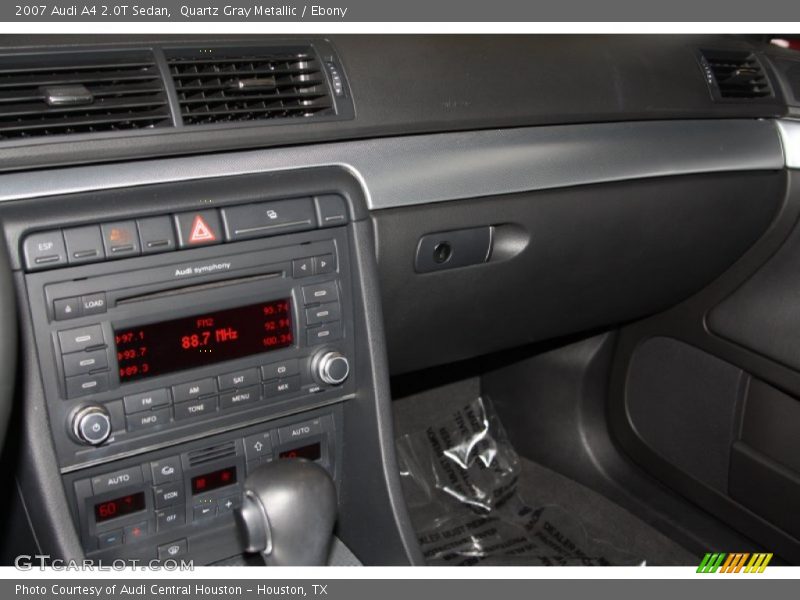 Quartz Gray Metallic / Ebony 2007 Audi A4 2.0T Sedan