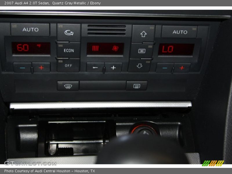 Quartz Gray Metallic / Ebony 2007 Audi A4 2.0T Sedan