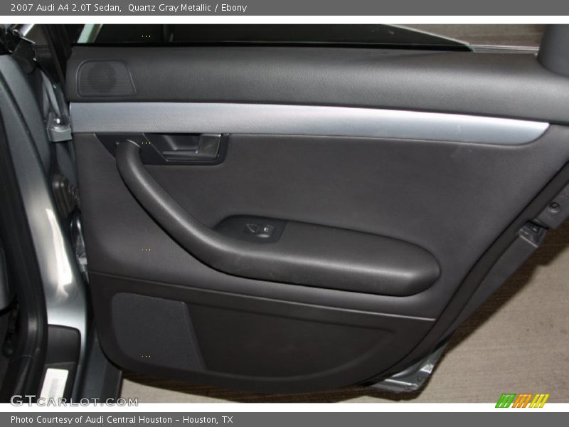 Quartz Gray Metallic / Ebony 2007 Audi A4 2.0T Sedan