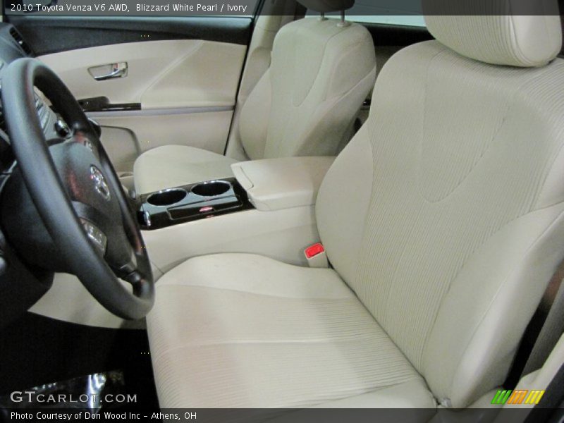 Blizzard White Pearl / Ivory 2010 Toyota Venza V6 AWD