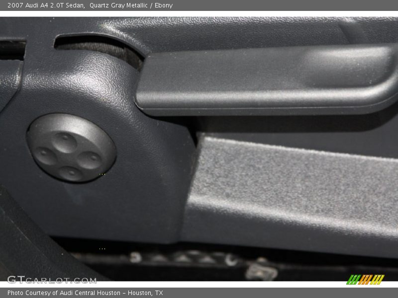 Quartz Gray Metallic / Ebony 2007 Audi A4 2.0T Sedan