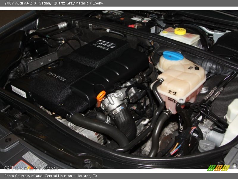 Quartz Gray Metallic / Ebony 2007 Audi A4 2.0T Sedan
