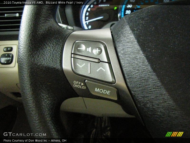 Blizzard White Pearl / Ivory 2010 Toyota Venza V6 AWD