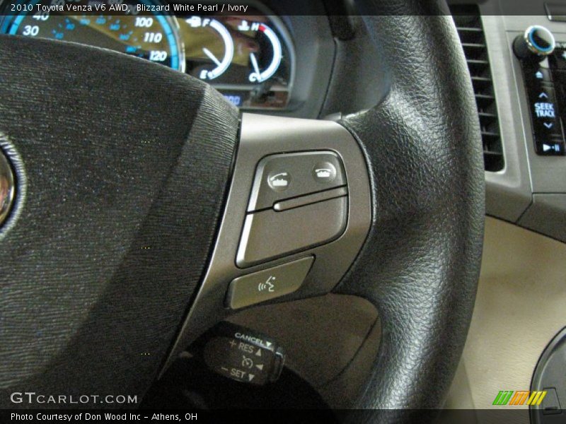 Blizzard White Pearl / Ivory 2010 Toyota Venza V6 AWD