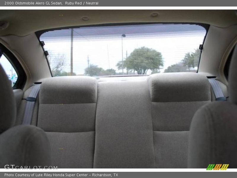 Ruby Red / Neutral 2000 Oldsmobile Alero GL Sedan
